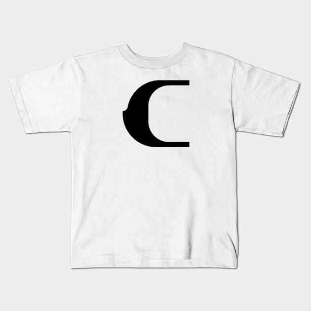 Huruf C Charly Kids T-Shirt by Yu Achi